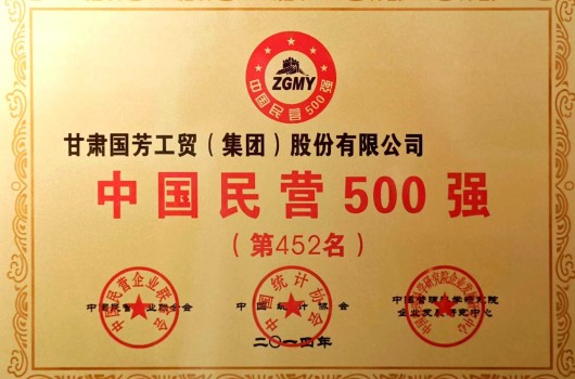 2014年，年度民营500强